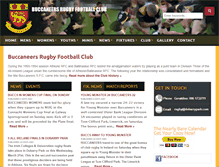 Tablet Screenshot of buccaneersrfc.com